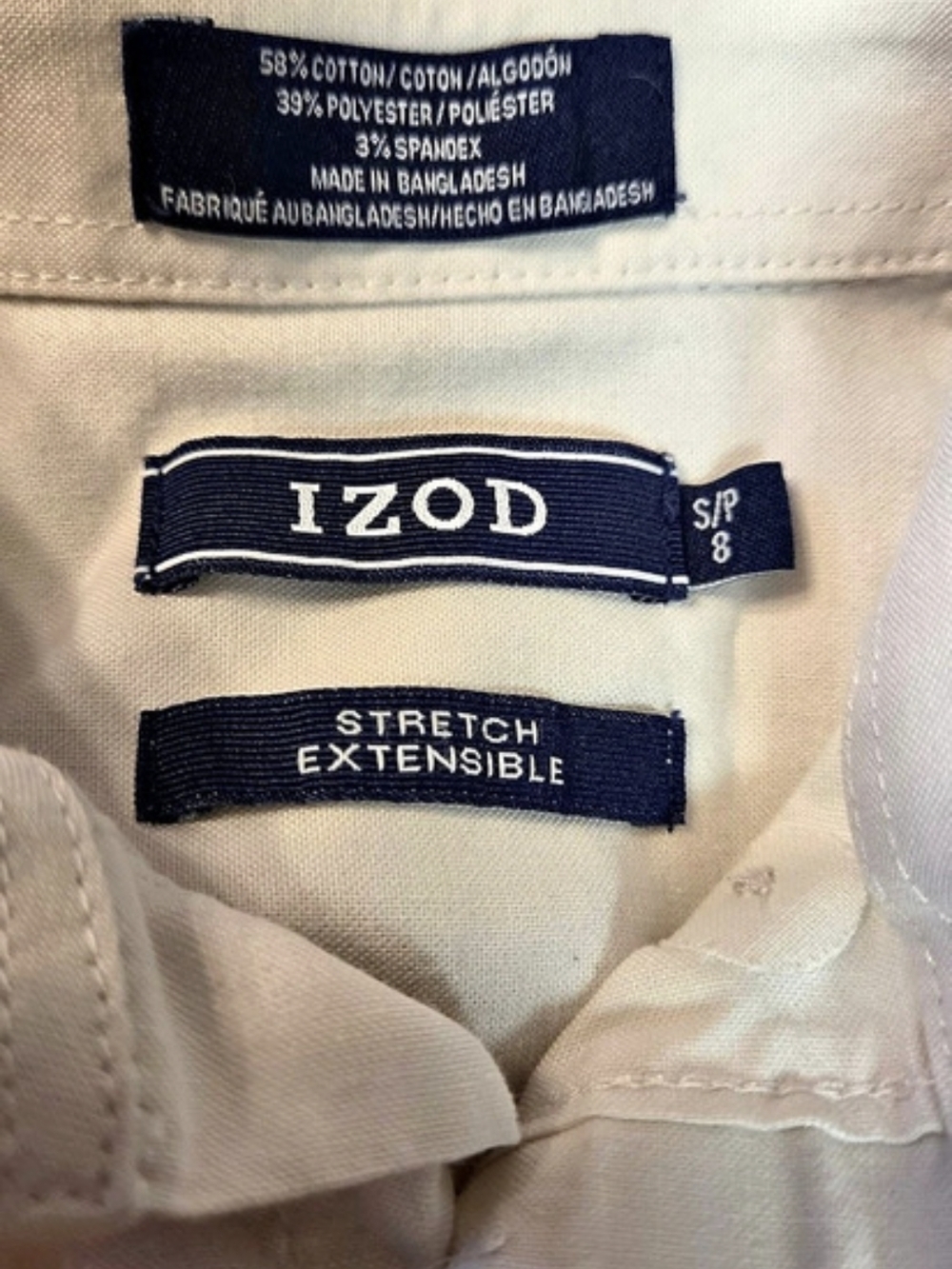 IZOD Boys Button Down Shirts Size 8 (Small) - Picture 5 of 8